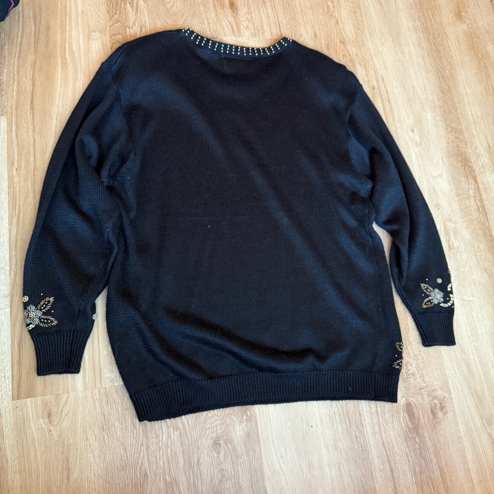 Vintage Dana Scott Beaded Sweater - Picture 8 of 8